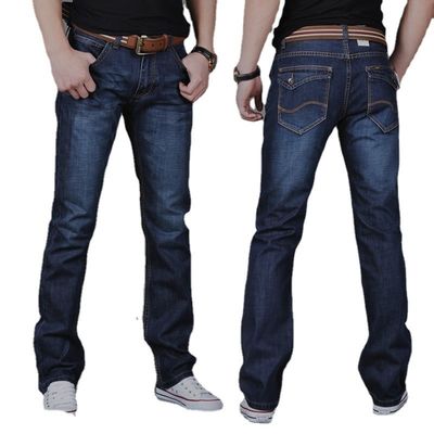 Zipper Fly XMAMLON Stretch Regular Fit Pants Mode Mensen Denim Slim Mid Waist Jeans
