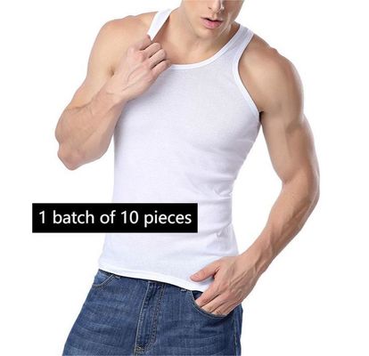 Breathable Fitness Vest Men Sleeveless Tank voor sportkleding met digitaal printen