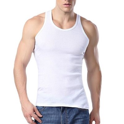 Breathable Fitness Vest Men Sleeveless Tank voor sportkleding met digitaal printen