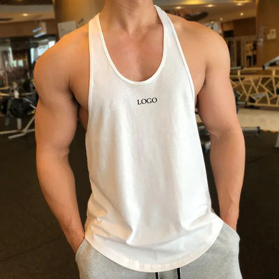 RTS OEM Digitale Druk Gym Cut Off Tank Sleeveless voor mannen Athletic Wear
