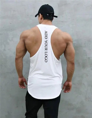 RTS OEM Digitale Druk Gym Cut Off Tank Sleeveless voor mannen Athletic Wear