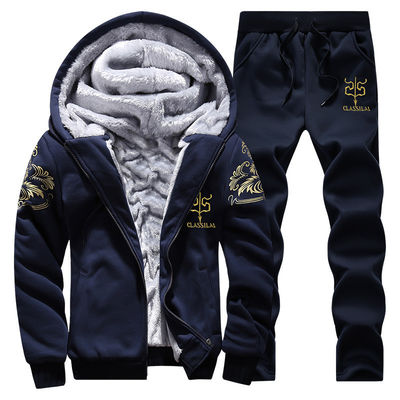 100% polyester lange mouwen mannen dikker gedekt met een kap voor wintersport