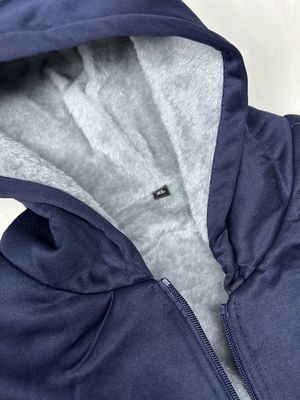 100% polyester lange mouwen mannen dikker gedekt met een kap voor wintersport