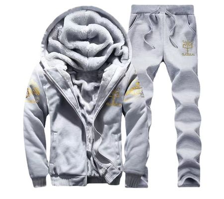 100% polyester lange mouwen mannen dikker gedekt met een kap voor wintersport