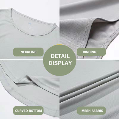 Digitaal drukken XMAMLON OEM RTS QUICK DRY Gym Marathon Running Vest voor fitness voor mannen