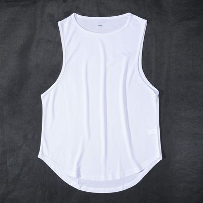 Digitaal drukken XMAMLON OEM RTS QUICK DRY Gym Marathon Running Vest voor fitness voor mannen
