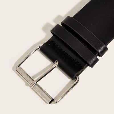 Breedgordel West-Rivet Trend Fashion Punk Gordel met ijzeren gesp en pin bevestiging