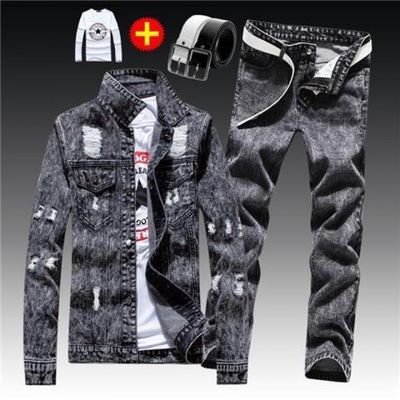 Winkelproducten Categorie Zakenman 35 jaar Denim jas-pak jas voor mannen