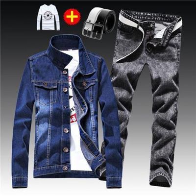 Winkelproducten Categorie Zakenman 35 jaar Denim jas-pak jas voor mannen