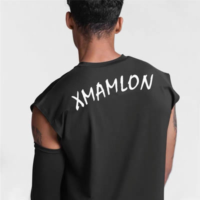 Unisex grafische digitale printer Gym Cut Off mouwloze vest XMAMLON Custom OEM RTS
