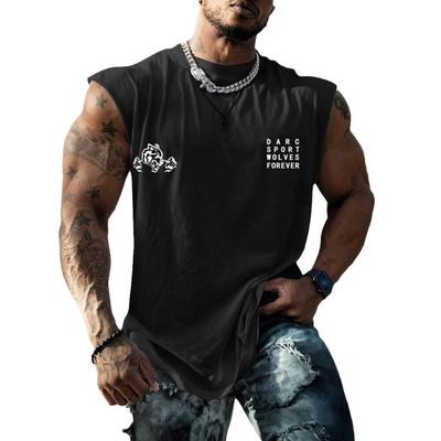 Unisex grafische digitale printer Gym Cut Off mouwloze vest XMAMLON Custom OEM RTS