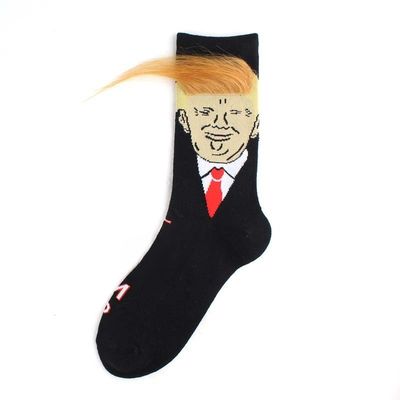 Mensen accessoires Grappig gekke karakter gedrukt ontwerper gestreepte bemanning katoenen Happy Socks