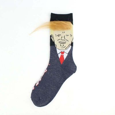 Mensen accessoires Grappig gekke karakter gedrukt ontwerper gestreepte bemanning katoenen Happy Socks