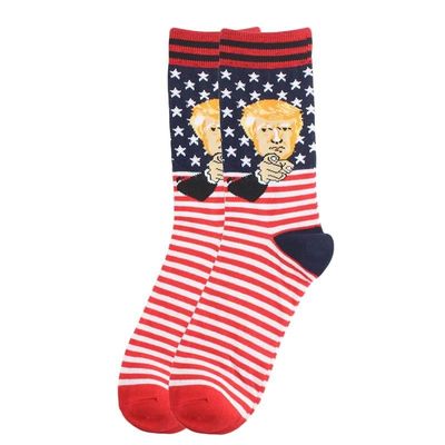 Mensen accessoires Grappig gekke karakter gedrukt ontwerper gestreepte bemanning katoenen Happy Socks