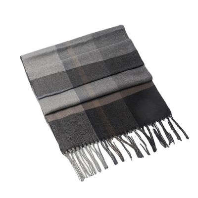Fans van het voetbalteam Jacquard sjaal Custom gebreide winter sjaal met plaid patroon