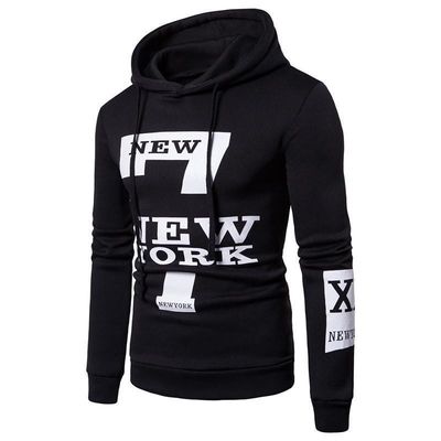 Solid Pattern Pullover Sweatshirt Sport Fleece Wear Hoodie En Jogger Set Voor Mannen