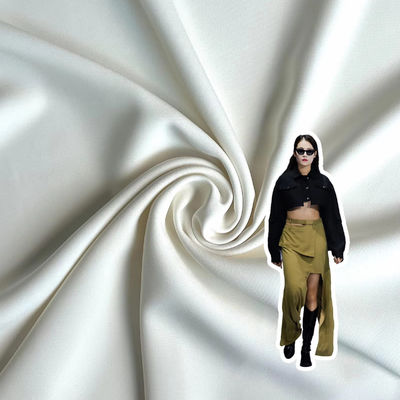SLUB-stijl gedrukte, op maat gemaakte bamboe-stof voor kleding 100% polyester geweven textiel