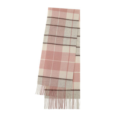 Lange stijl kasjmier nek warmer voor vrouwen in warme Tartan plaid wol uit Maleisië