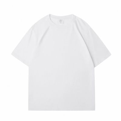 Mensen Custom Heavy 100% Cotton Oversize T-Shirt Blank Mock Neck Heavyweight Multi-color