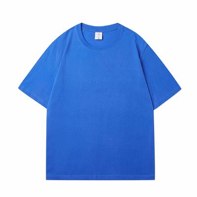 Mensen Custom Heavy 100% Cotton Oversize T-Shirt Blank Mock Neck Heavyweight Multi-color