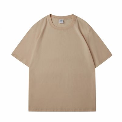 Mensen Custom Heavy 100% Cotton Oversize T-Shirt Blank Mock Neck Heavyweight Multi-color