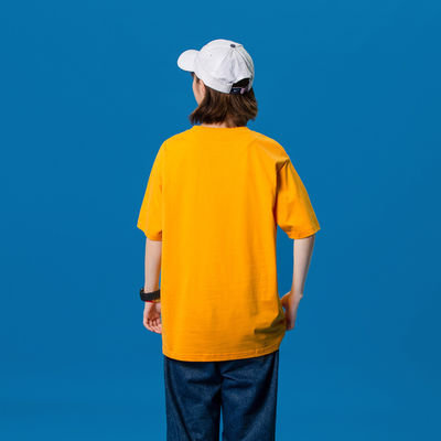 Lichte blauwe T-shirt snel droog beige gewone T-shirts voor het printen Anti-rimpel zomer