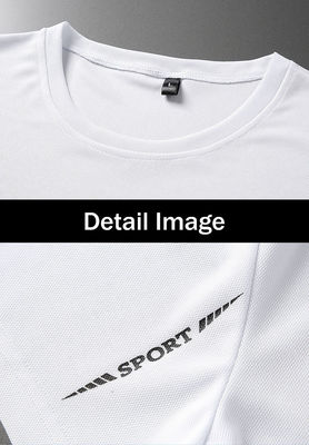 100% polyester mannen sets ademend snel droog jasje T-shirt voor de zomer