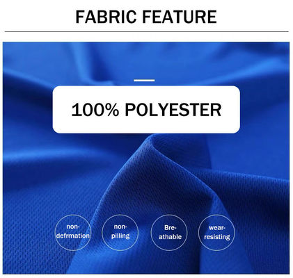 100% polyester mannen sets ademend snel droog jasje T-shirt voor de zomer