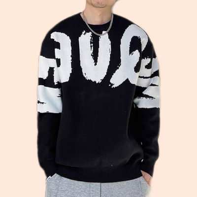 Een dikke trui voor mannen, perfect voor wintermode en comfort.