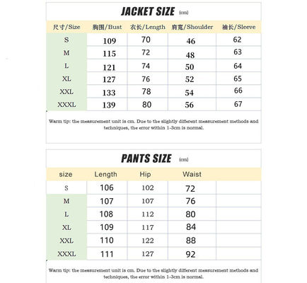 Sportpak voor mannen Fitness Sport Jogger Zipper Jacket Twee stukken sets