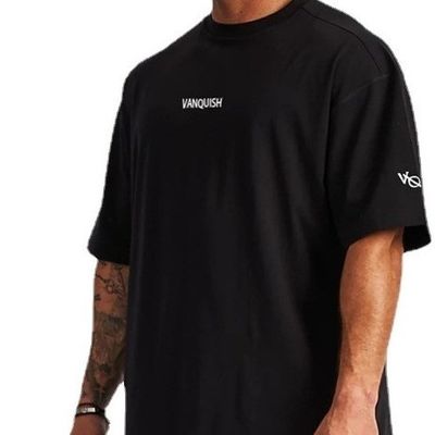 Summer Essential Mensen Oversized T-shirt in gebreide weefmethode en printpatroon