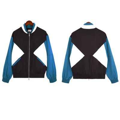 Lente en herfst ademend polyester patchwork straatkleding sportuitrusting voor mannen sets