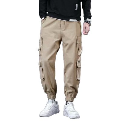 XMAMLON Custom Logo Mensen vrachtbroek met trekstreng middel en polyester/watten stof