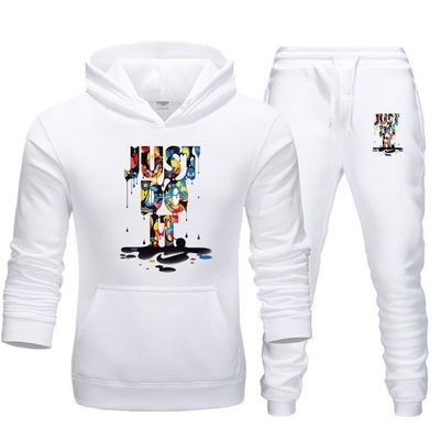 Verbeter je winterlook met onze aangepaste trui mannen hoodie set pak inbegrepen