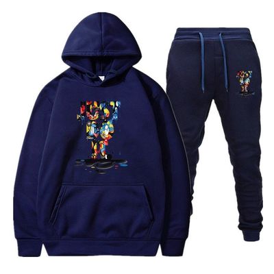 Verbeter je winterlook met onze aangepaste trui mannen hoodie set pak inbegrepen