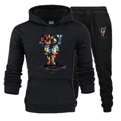 Verbeter je winterlook met onze aangepaste trui mannen hoodie set pak inbegrepen