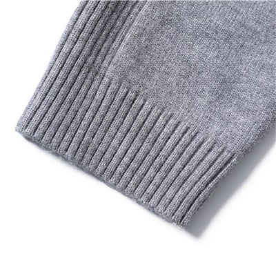 Solid Color Viscose/Cotton Pullover Sweater Slim Fit Turtle Neck voor mannen Casual Wear