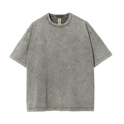 250 g katoenen T-shirt Retro met korte mouw en aangepast logo