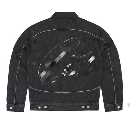 Mensen Denim Tracksuit Jogging Sport Jacket Sweater Suit Set Broek