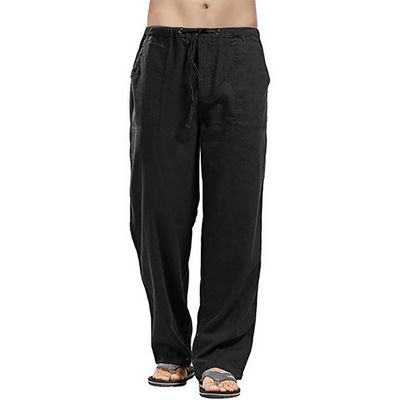 Mensen anti-pilling Cargo Sweatpants Herfst waterdichte broek met platte voorkant