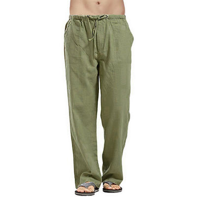 Mensen anti-pilling Cargo Sweatpants Herfst waterdichte broek met platte voorkant