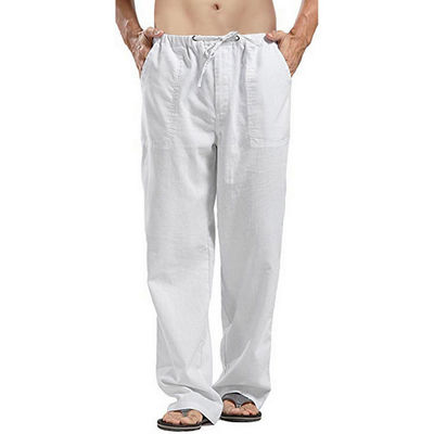 Mensen anti-pilling Cargo Sweatpants Herfst waterdichte broek met platte voorkant