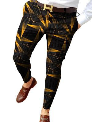 Mode Stylish Streetwear Gebreide Custom Jogger Digitale Printing Cargo Broek voor mannen