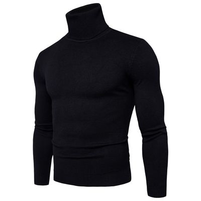 Volledige alpaca-sweater voor mannen Vintage winterkleding zonder naalddetectie