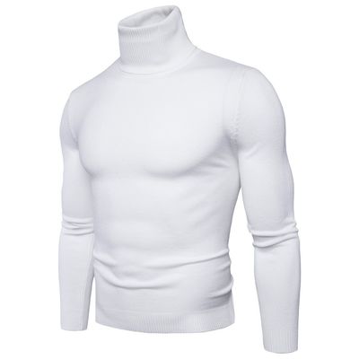 Volledige alpaca-sweater voor mannen Vintage winterkleding zonder naalddetectie