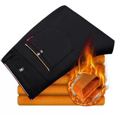 2023 Mensen Casual Broek in potloodbroek Patroon met vliegopening en Zip Placket
