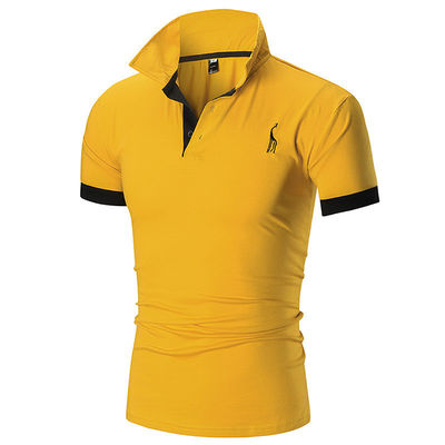 Print Patroon Type 330 gram Plain Casual Golf Custom Logo Simple Polo Shirt Voor mannen