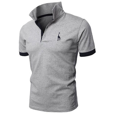Print Patroon Type 330 gram Plain Casual Golf Custom Logo Simple Polo Shirt Voor mannen