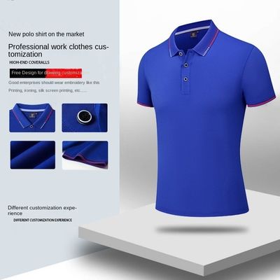 Persoonlijke korte mouwen polo shirts voor zakelijke activiteiten en reclame
