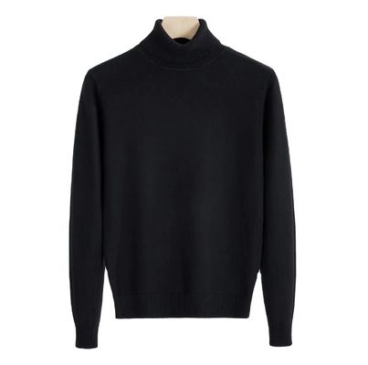 Lente-trickwear Hooghals trui voor mannen winddicht ondergoed blouse onderhemd